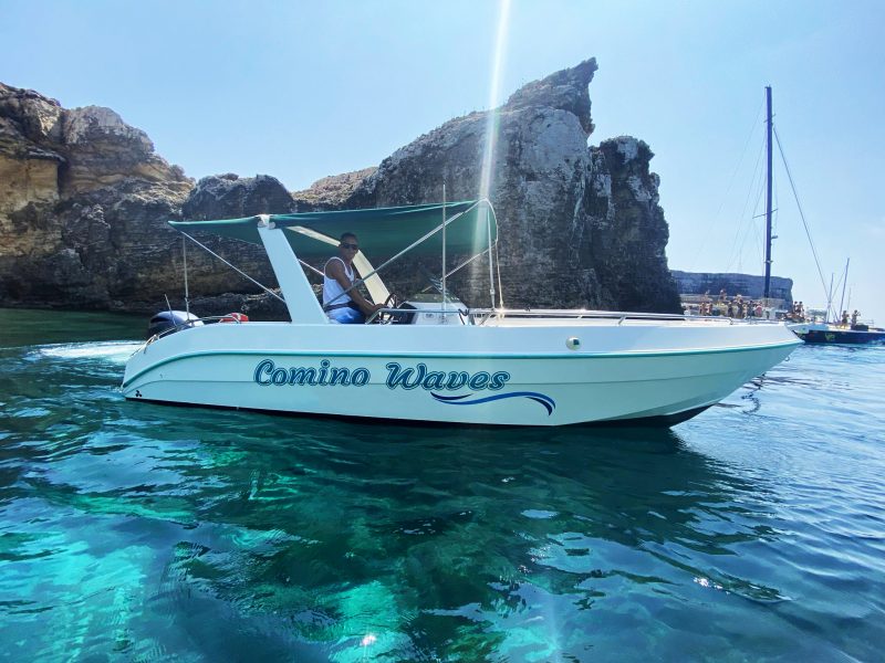 Private Boat Trip to Comino, Blue Lagoon & Gozo – 3 Hrs – Boat Charter Malta #249